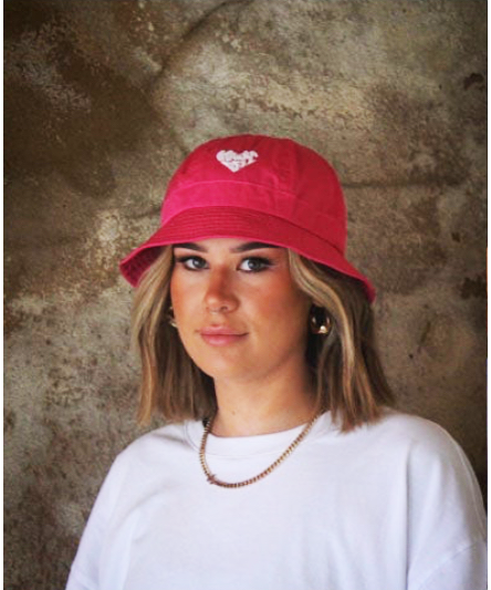 Bell Bucket Hat Pink