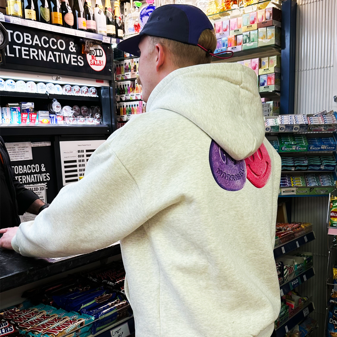 Heart Hoodie Grey
