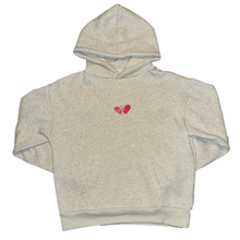 Load image into Gallery viewer, Heart Hoodie Grey
