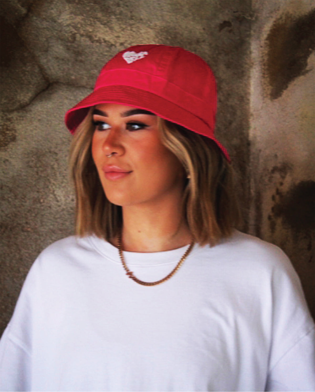 Bell Bucket Hat Pink